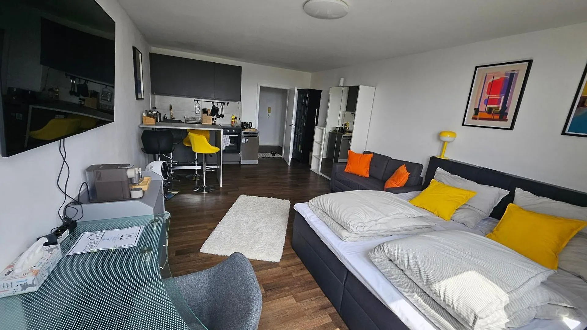 Apartmán Ehrenfeld - Bright 32m2 Flat Kolín nad Rýnem 0*,  Německo